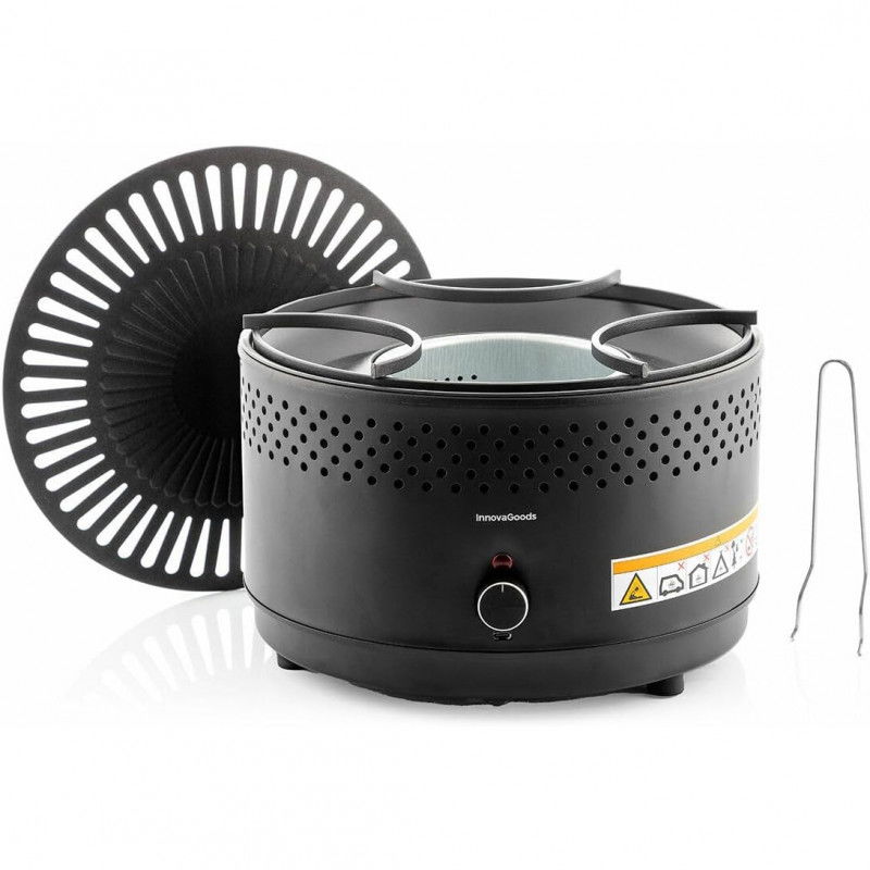 Tragbarer rauchfreier Holzkohlegrill