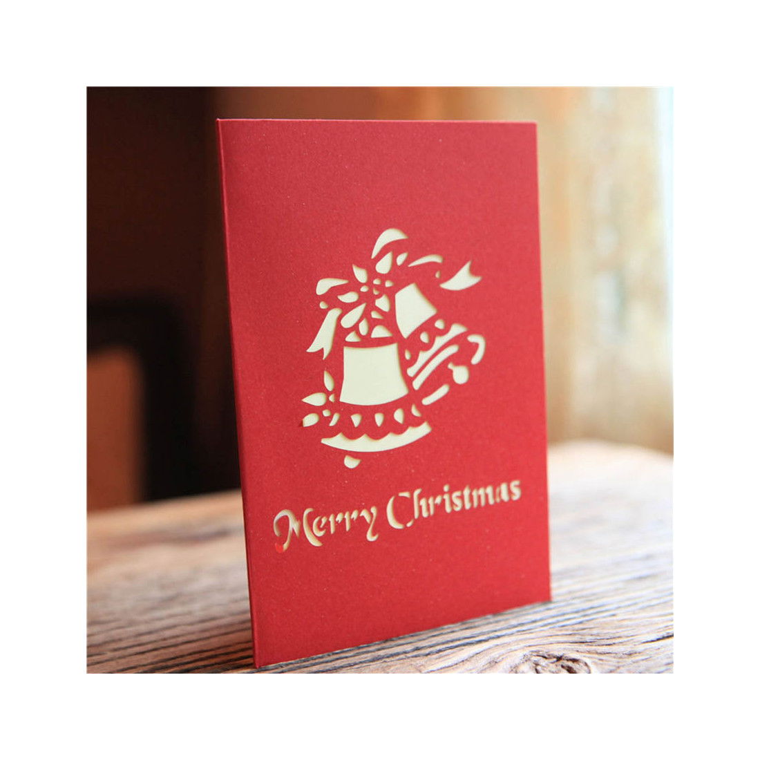 Paper D'Art Weihnachtslieder 3D-Popup-Karte - Magischer Winterwald Mit Weihnachtsmann