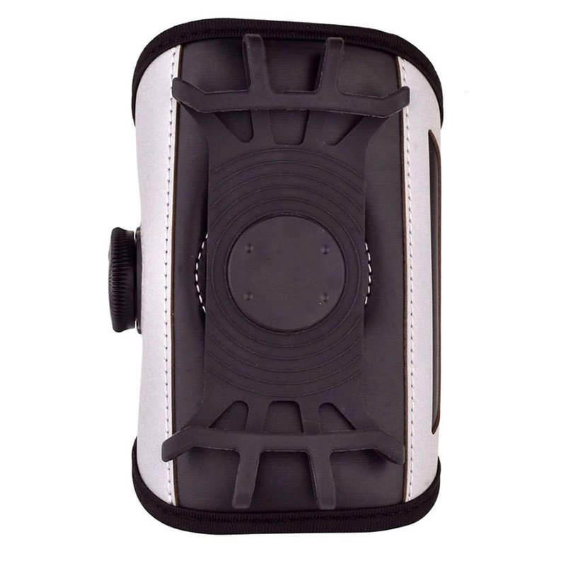 Rotation Sport Armband pour Smartphone (téléphone 12cm) - Gris