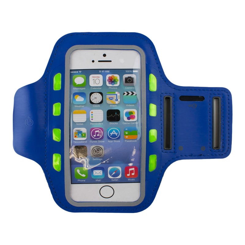 LED Sport pour Smartphone Armband - Bleu
