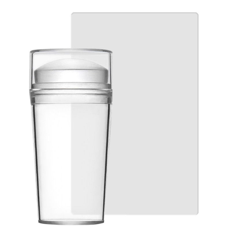 Transparenter Nagelstempel für die Maniküre