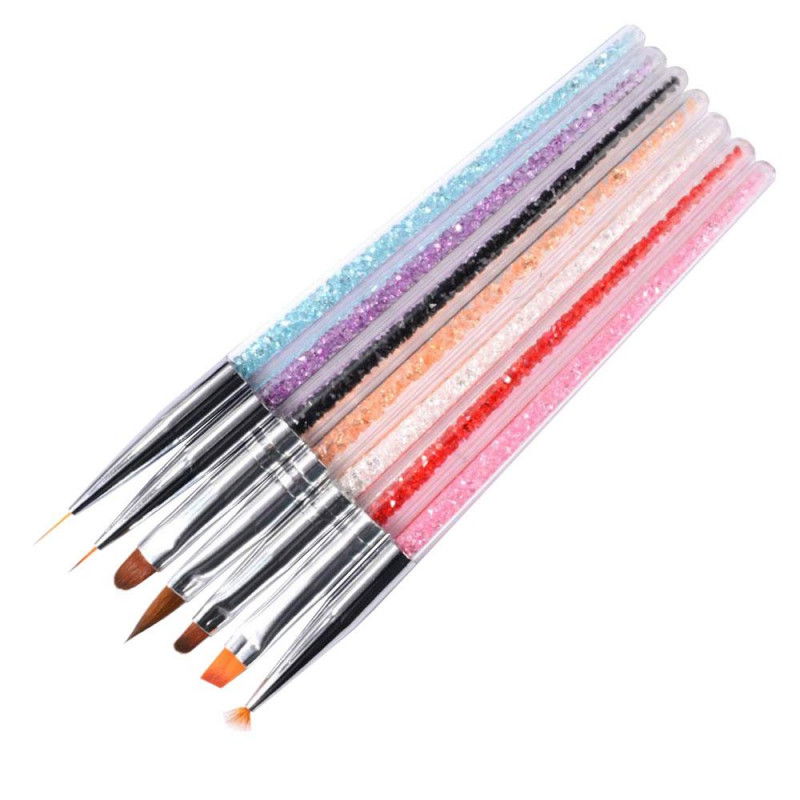 7x Nagelbürsten für die Maniküre