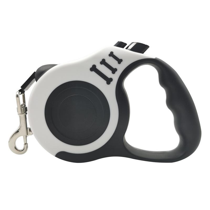 Guinzaglio Retrattile per Cani, 3 m - Bianco