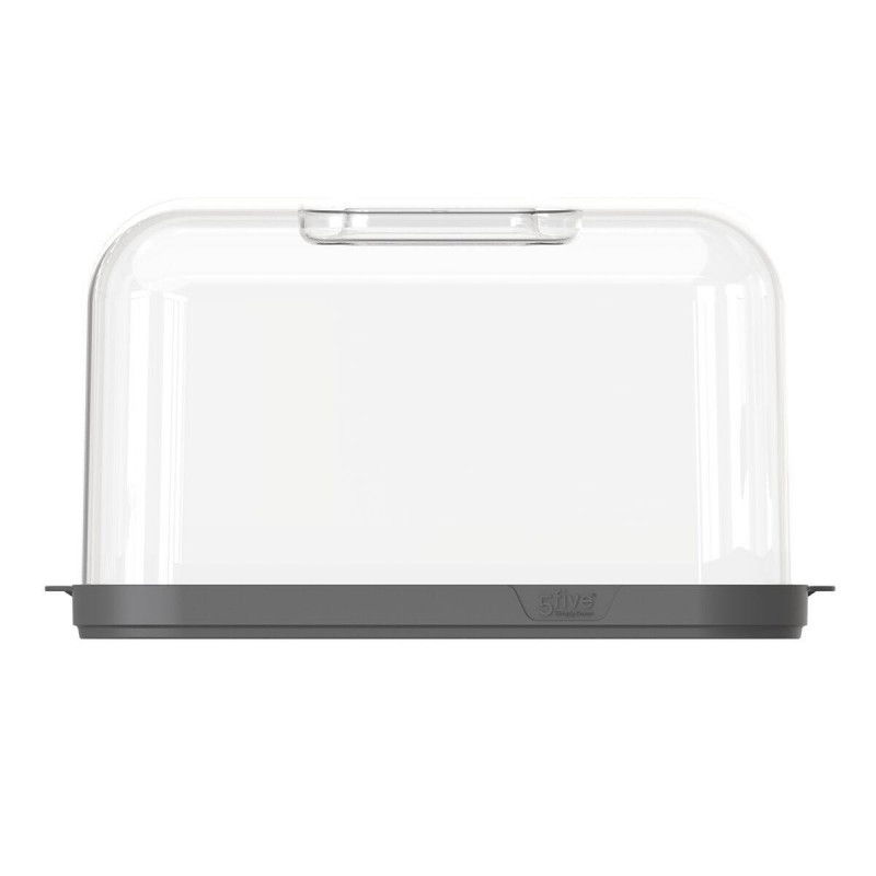 Brotkasten aus Kunststoff und Bambus