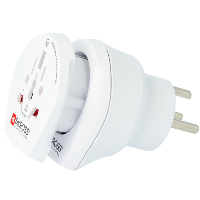 Reiseadapter Combo World nach Dänemark + Europa geerdet