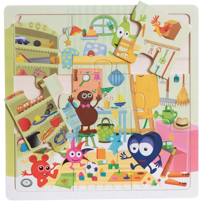 Nel negozio di gadget di Babblerna 9 pezzi