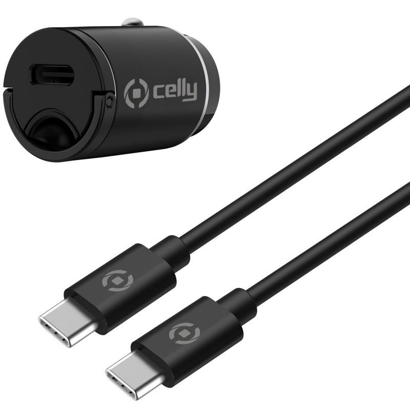 Autoladegerät Mini USB-C PD 20 W + USB-C-zu-USB-C-Kabel