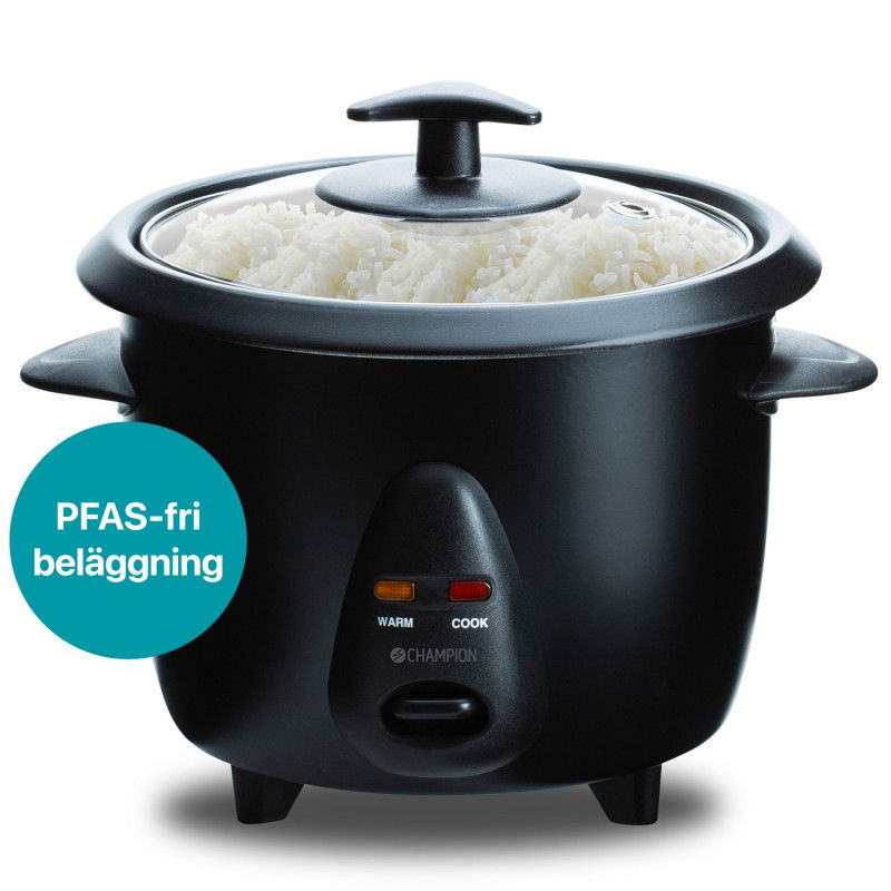 Reiskocher Mini Keramik 0,6L 300W RK400 Schwarz