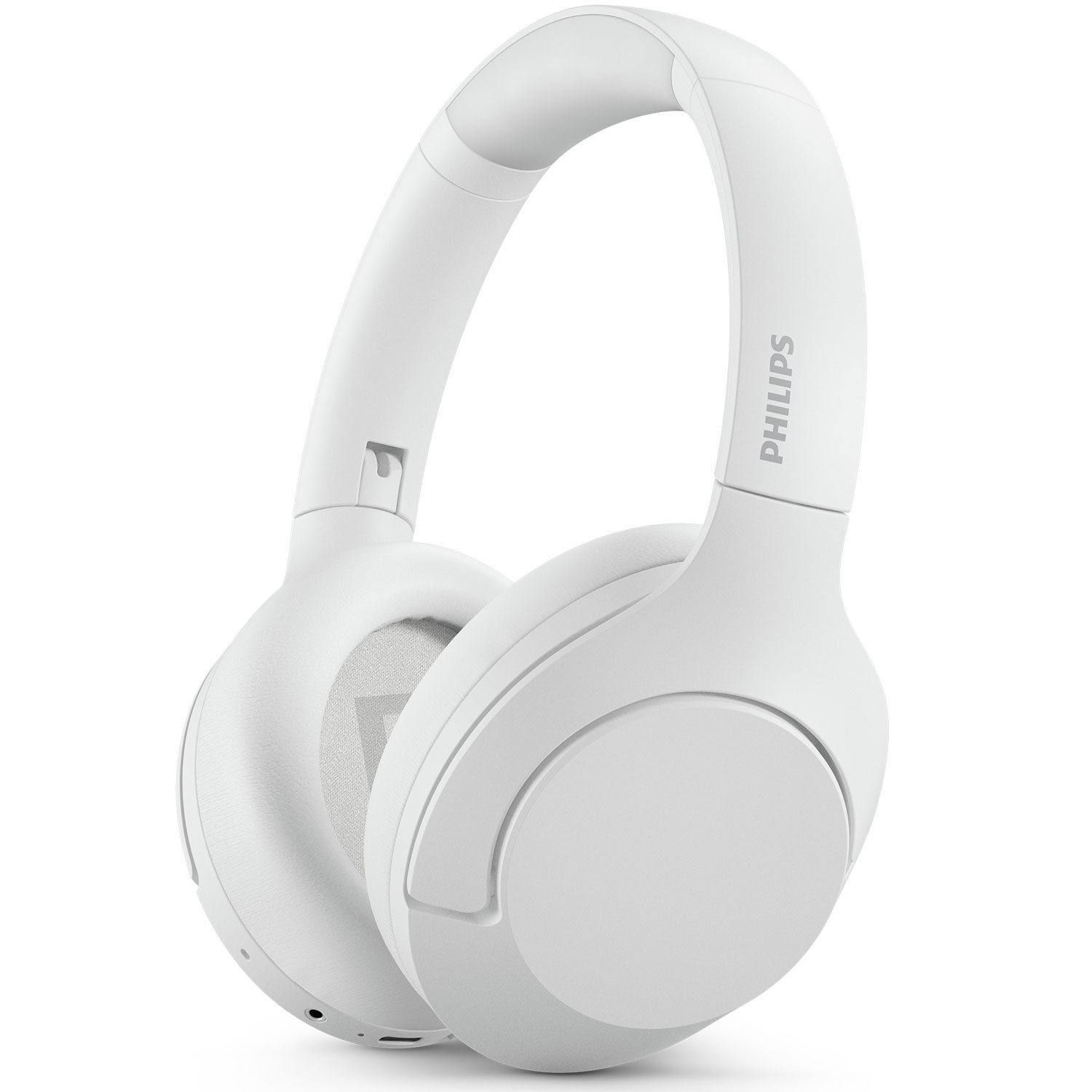 Casque sans fil TAH8506WT, suppression du bruit Pro, style élégant. Jusqu'à 60 heures de temps de jeu. Blanc.