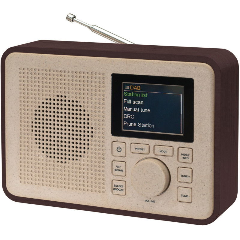 Radio DAB+ e FM Parzialmente realizzata in Bioplast