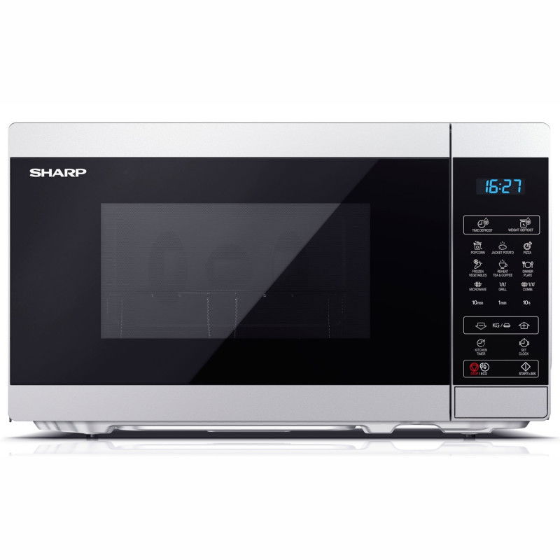 Mikrowelle 20l Digitalpanel 800W Silber