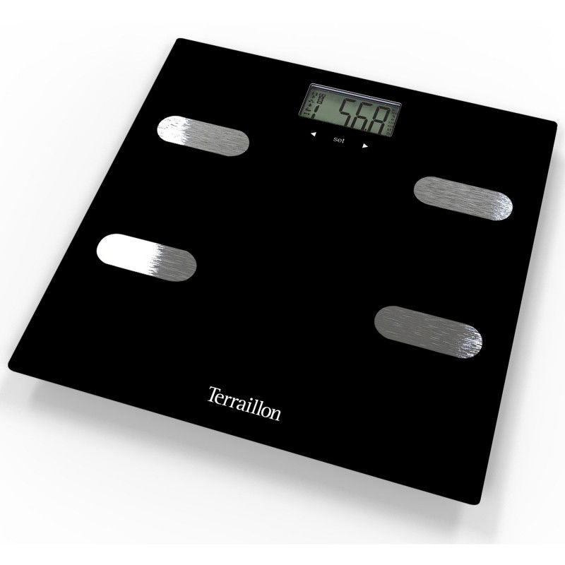 Personenwaage Fitness Schwarz