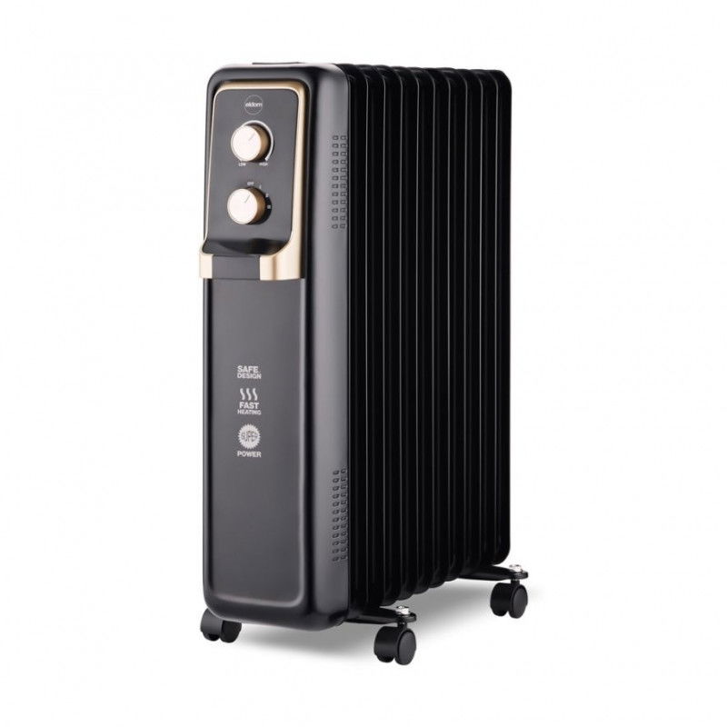 Ölheizung 2500 W mit einstellbarem Thermostat