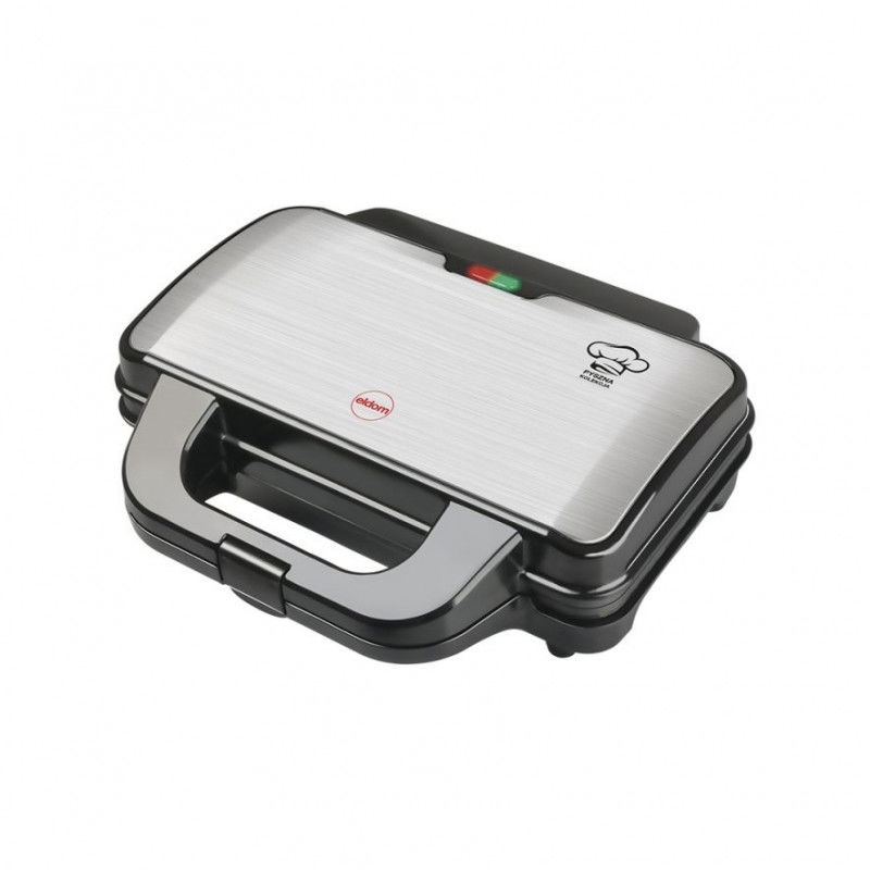 Waffeleisen 1000 W Edelstahl-Antihaft-Thermostat