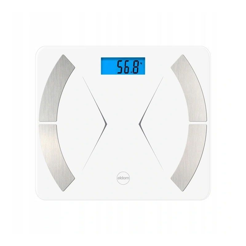 Bluetooth-Personenwaage mit App, 180 kg, Weiß