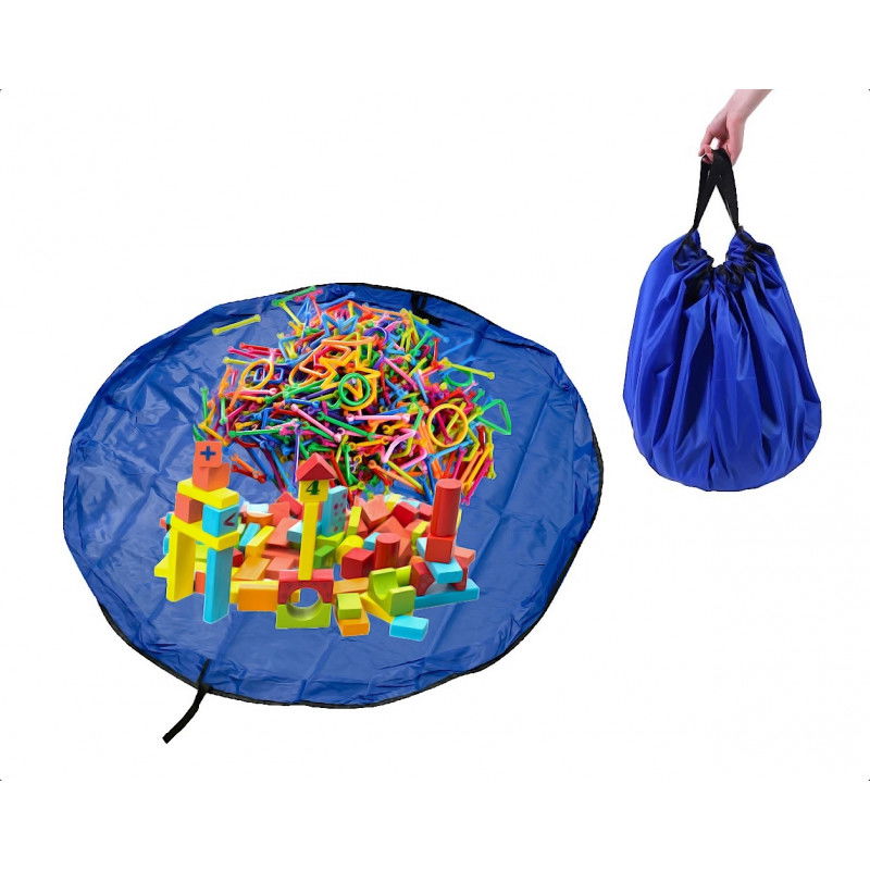 Tappetino giocattolo impermeabile blu navy Ø150 cm