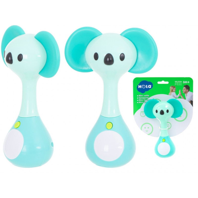 Beißring Koala mit Silikonohren, 3 Klangmodi