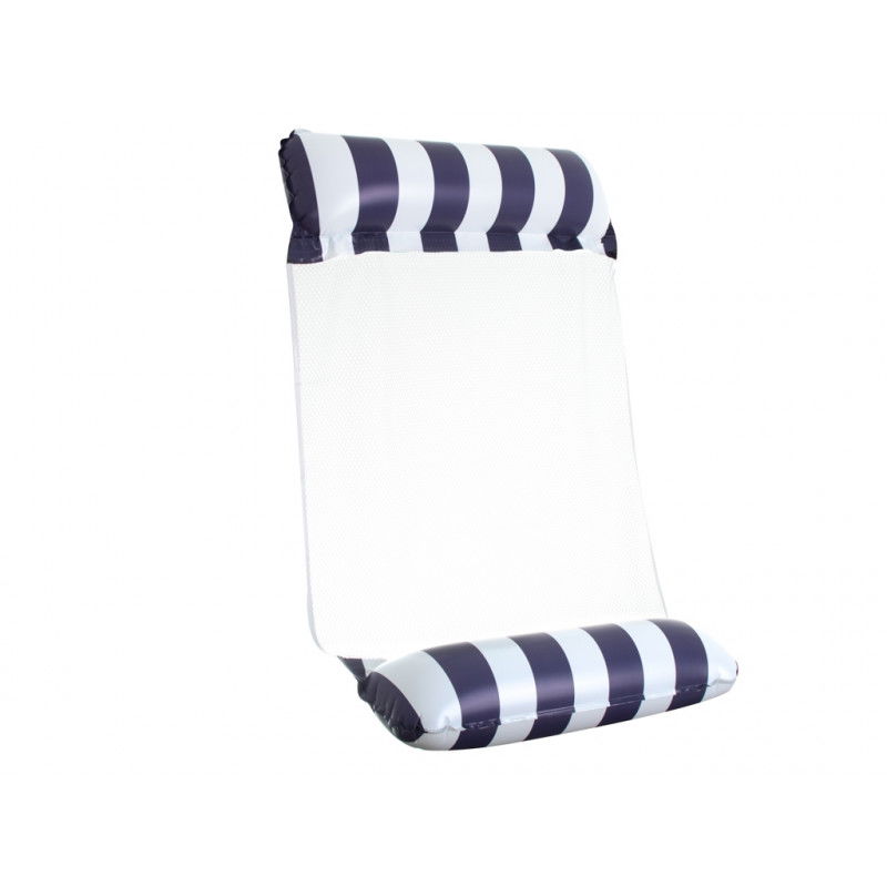 Sedia da bagno gonfiabile sicura blu navy 120x70 cm