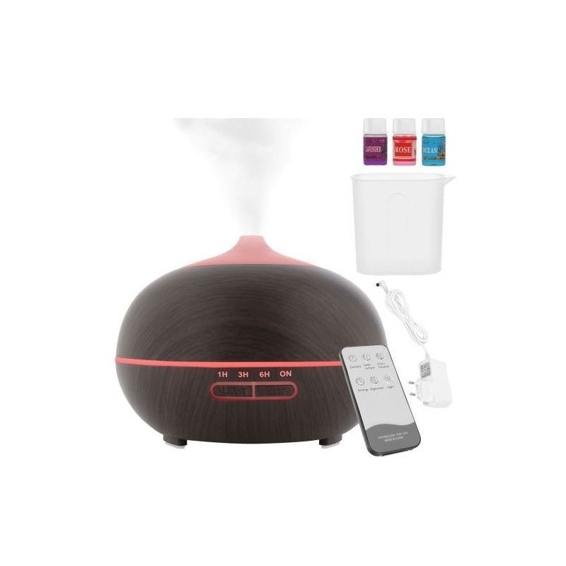 Luftbefeuchter mit Ionisierung und Aromatherapie, 400 ml