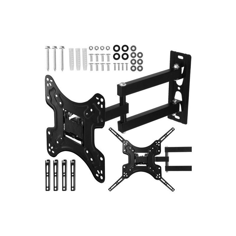 Verstellbare TV-Halterung 14-55 Zoll, Schwarz, 22 kg