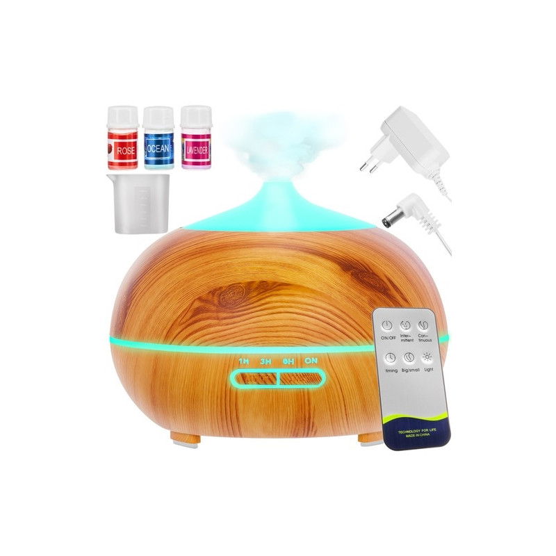 Aromadiffusor Luftbefeuchter 400 ml LED-Timer