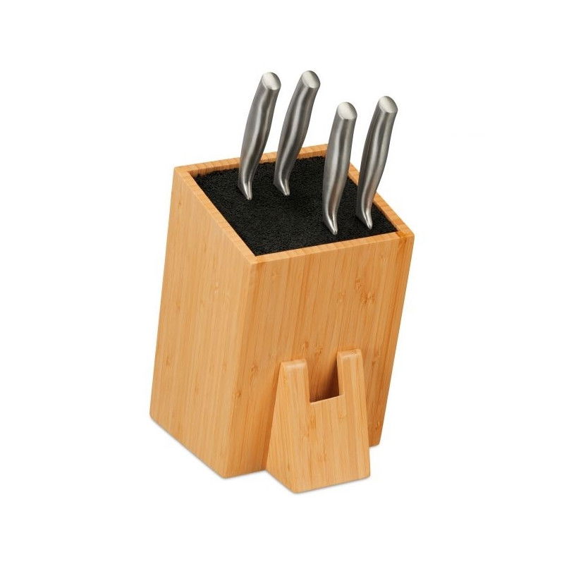 Unmontierter Messerblock aus Bambus