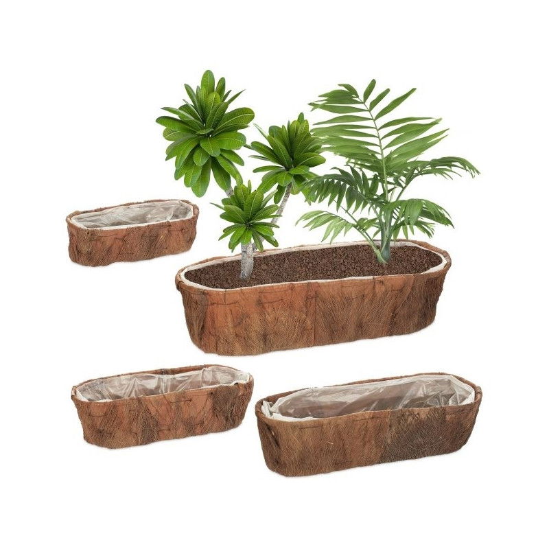 Länglicher Blumenkasten 4er-Set