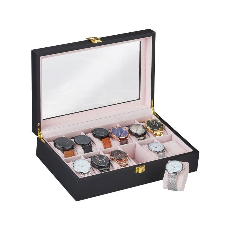 Uhrenbox mit 12 Fächern