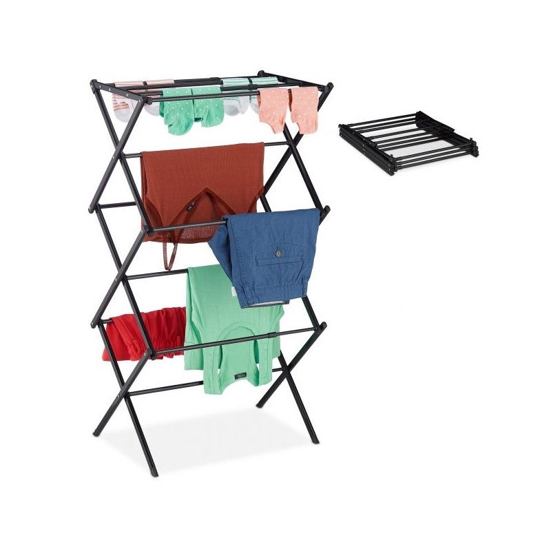 Ausziehbarer und faltbarer Wäscheständer