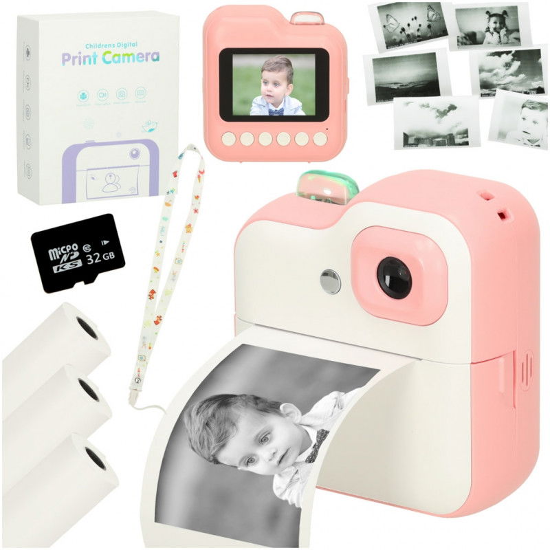 Sofortbildkamera für Kinder 1 GB 24 MPx weiß