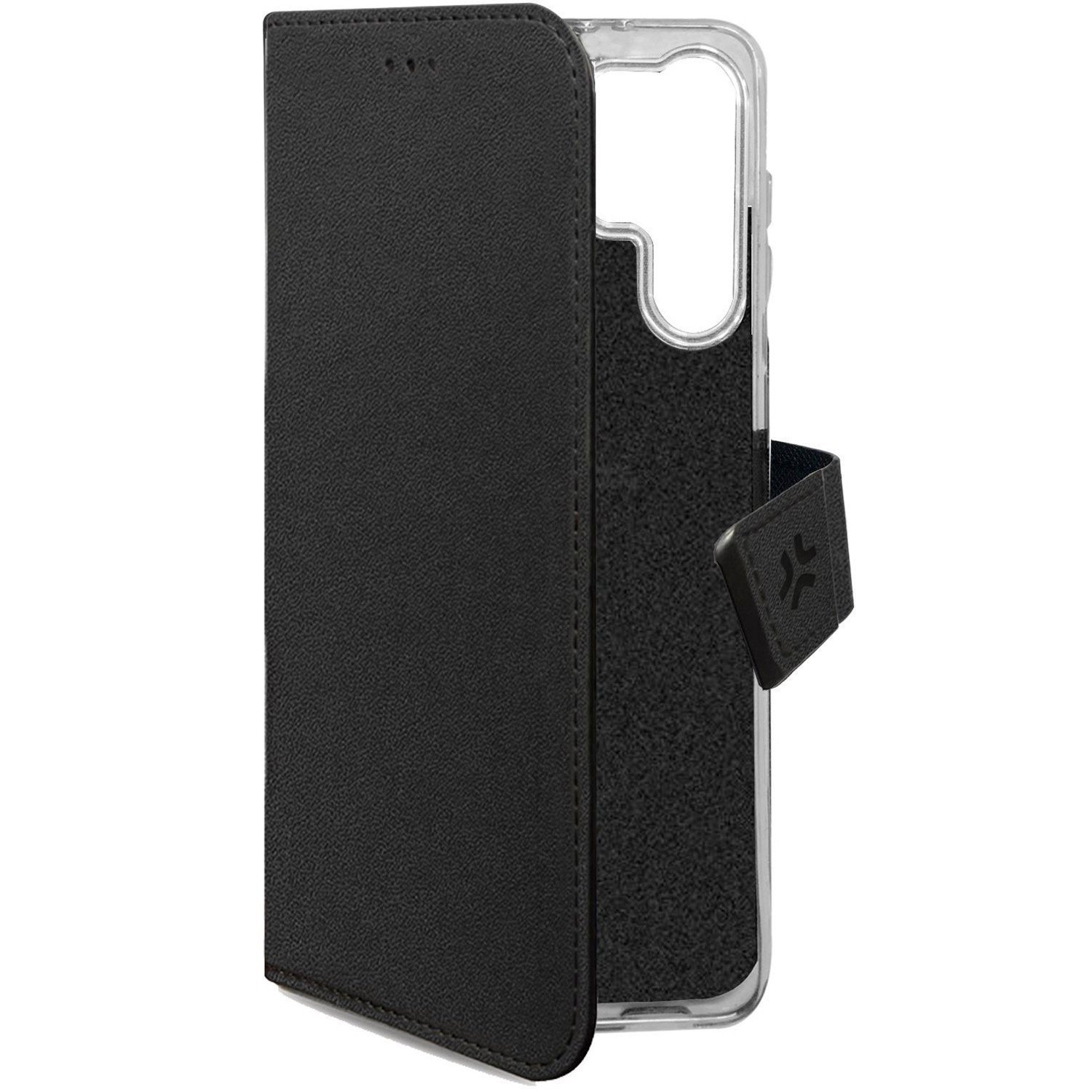 Custodia a portafoglio Wally per Galaxy S25 nera