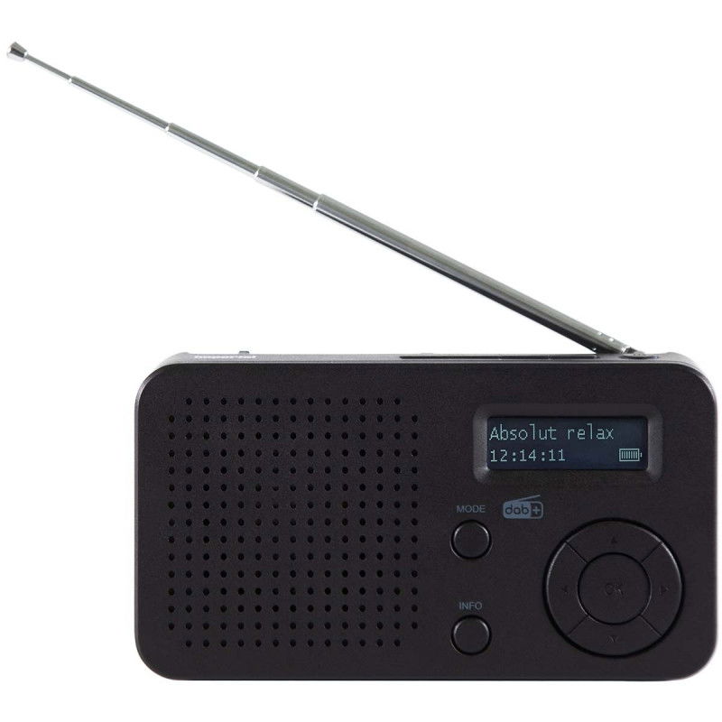 Radio DAB+/FM portatile DABMAN 17 con Bluetooth Nero