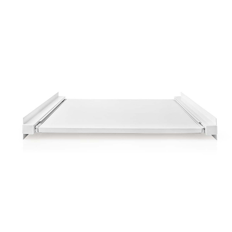 Zwischenbaurahmen für Waschmaschine und Trockner | Universal | Ausziehbares Regal | 15 | 605 mm | Weiss