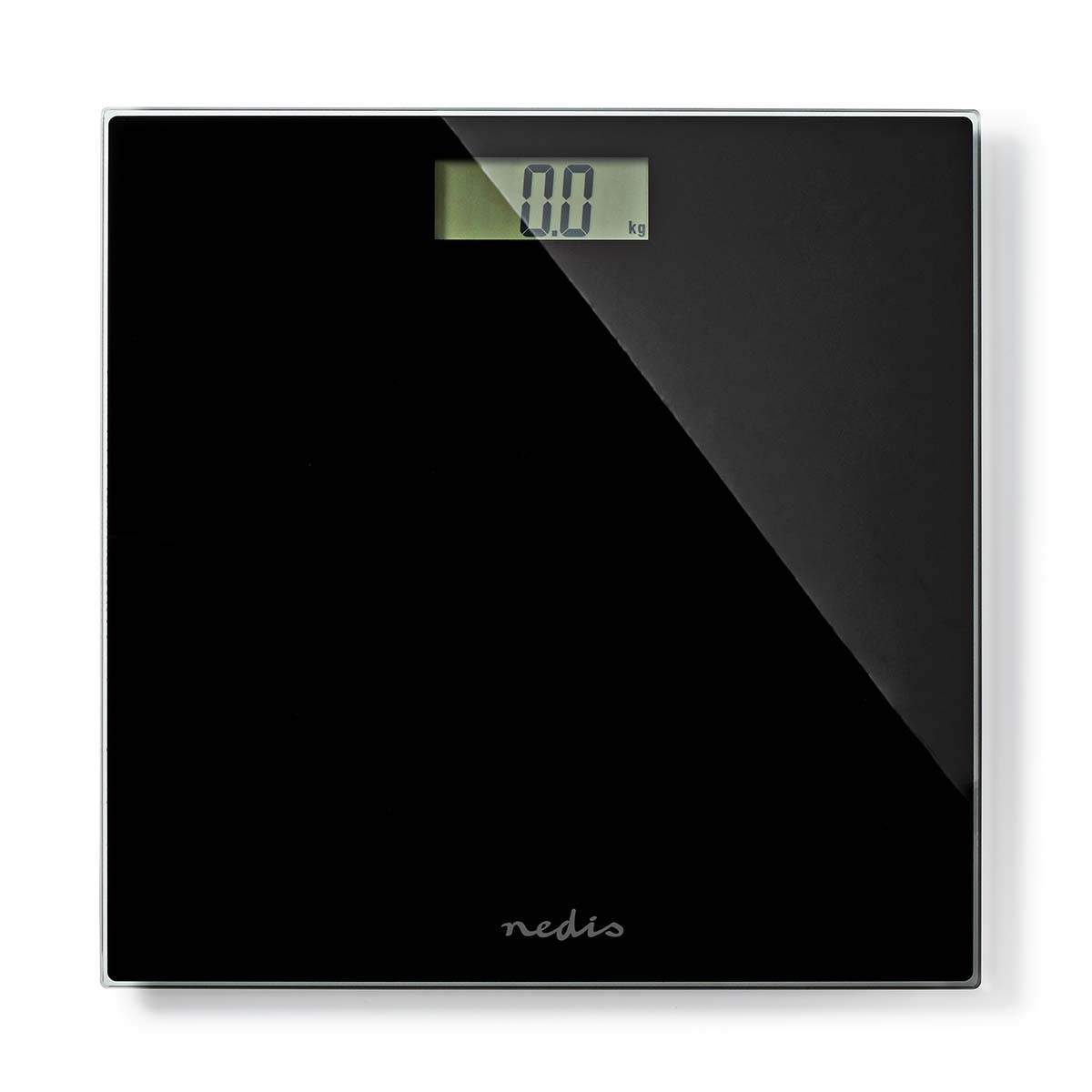 Pèse-personne | Numérique | Noir | Verre trempé | Capacité de pesée maximale : 150kg