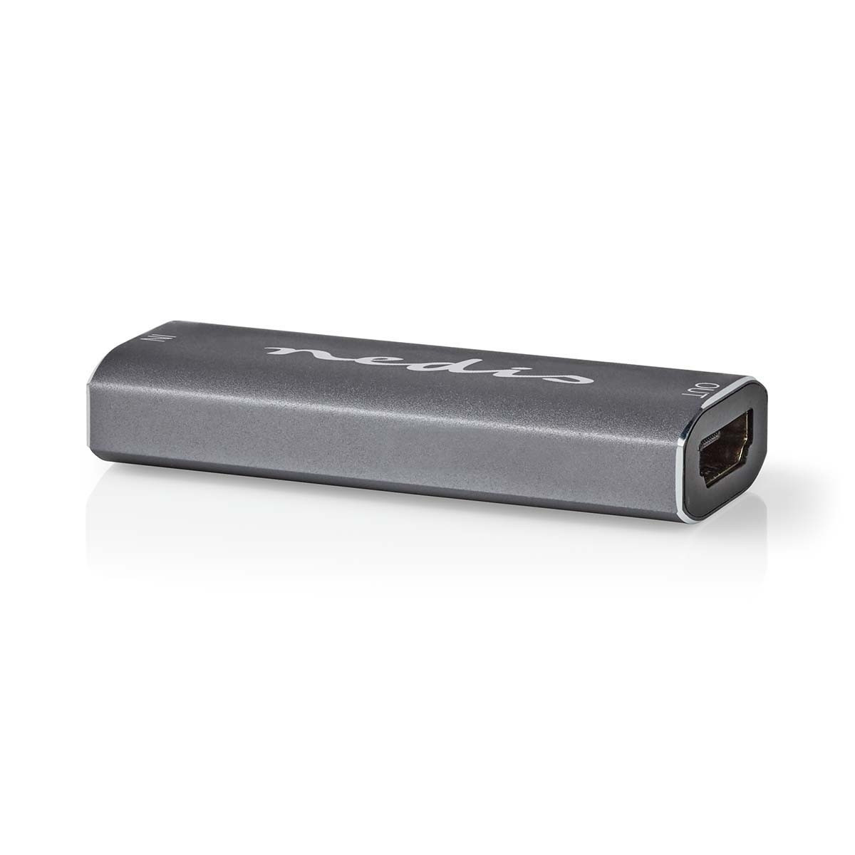 HDMI ™ Repeater | 25,0 m | 8K@60Hz | 48 Gbps | Aluminium | Anthrazit