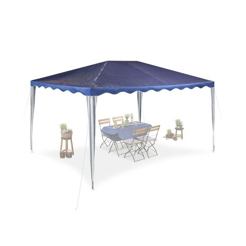 Padiglione blu scuro 3x4 m