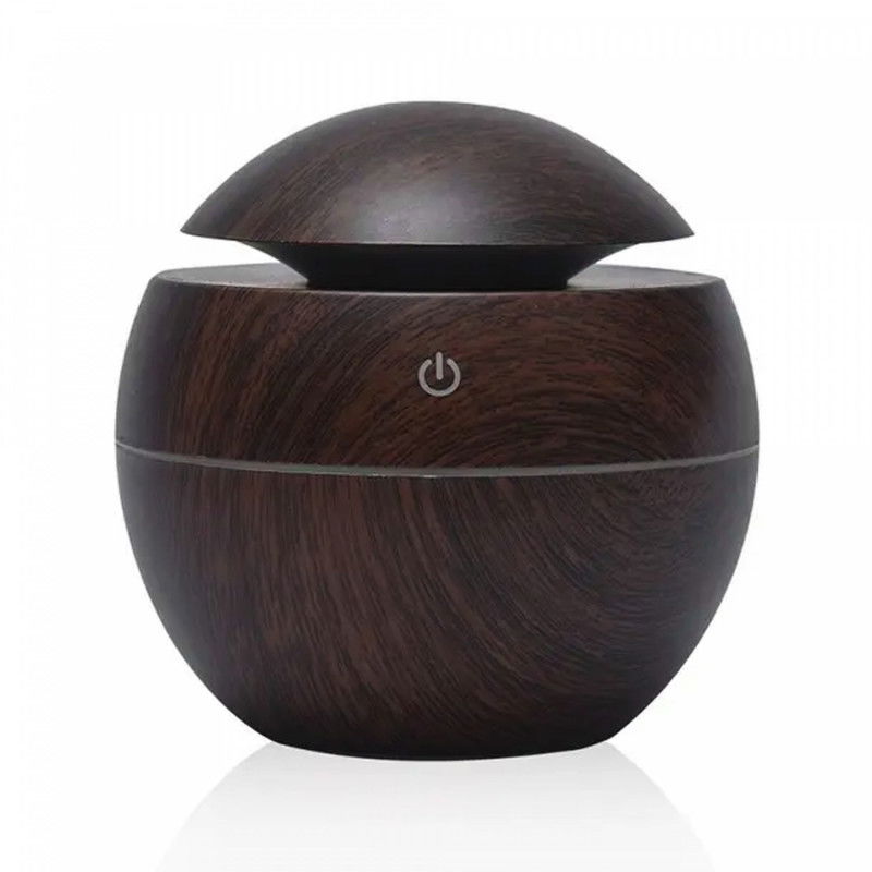 Herzberg Luftbefeuchter Aromaöldiffusor Dunkles Holz