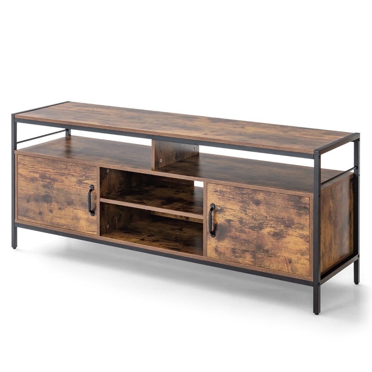 WLIVE Cabinet TV Jusqu'à 65 Pouces - Support Téléviseur Design Pour Salon Moderne