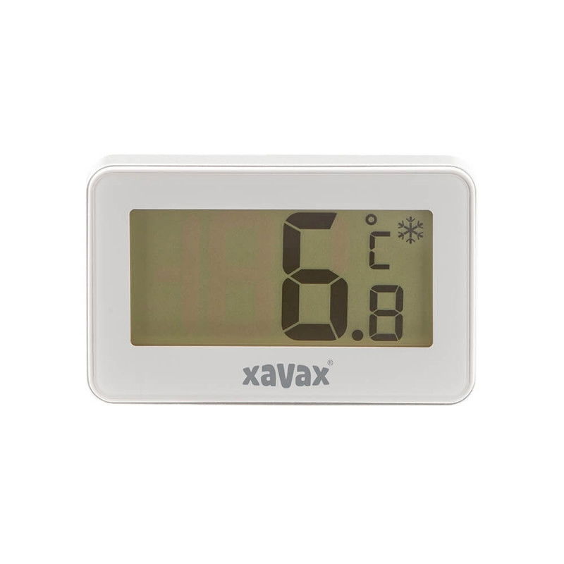 XAVAX Thermometer Digital für Kühlschrank mit Gefrierfach weiß