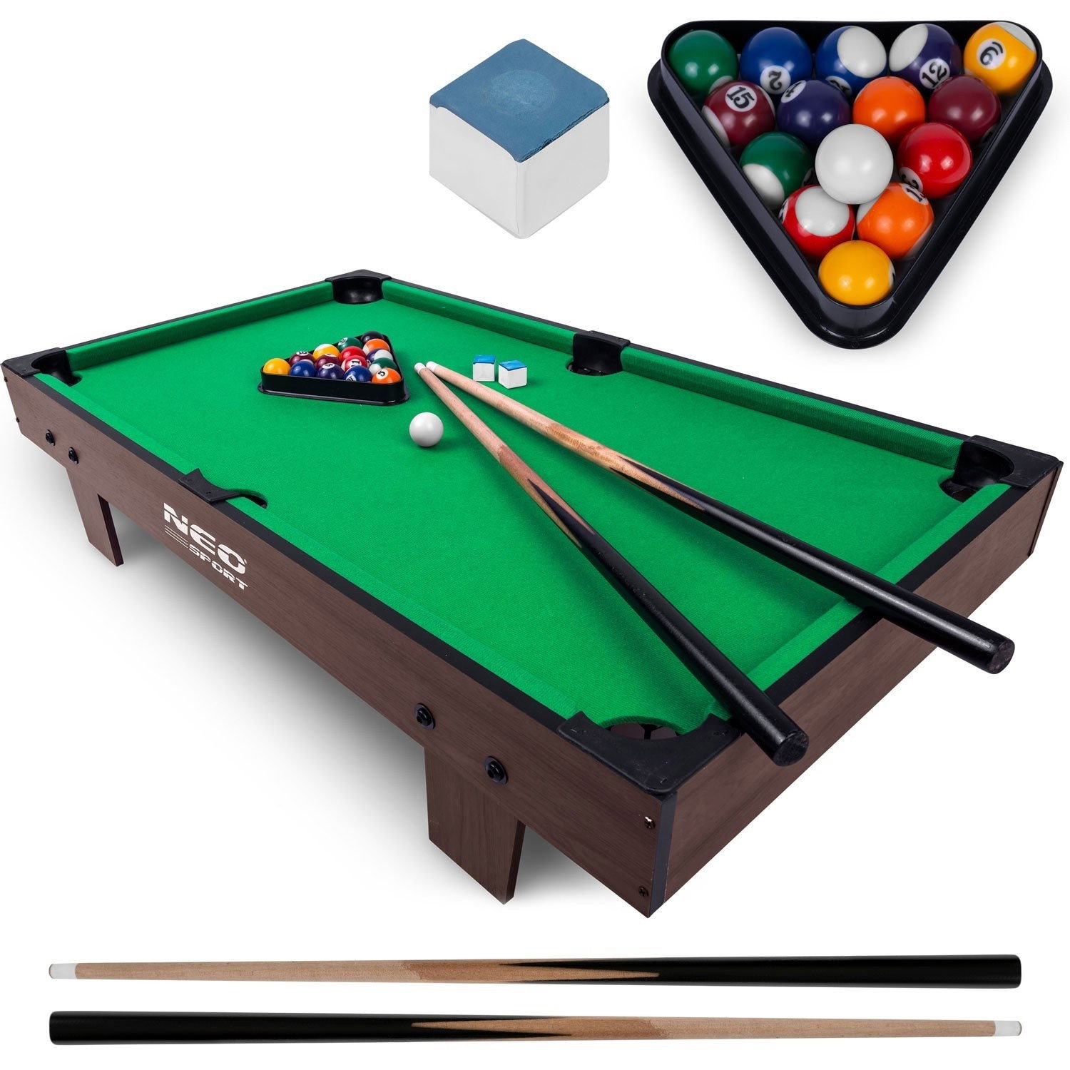 Table de billard pour jeux, 92 x 52 x 19 cm, modèle NS-806