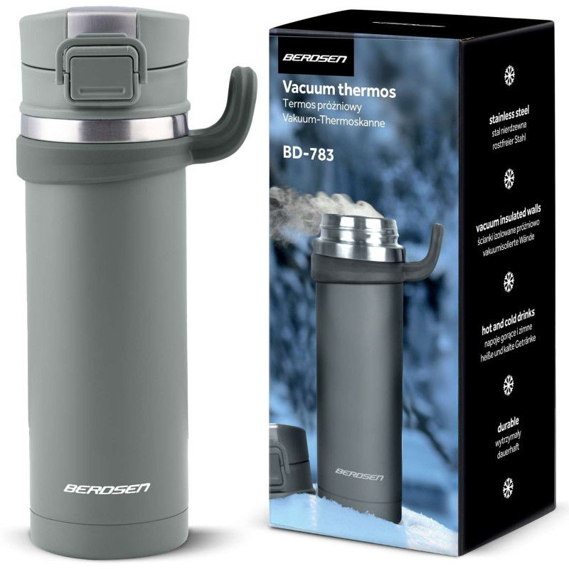 Vakuum-Thermoskanne 450 ml BD-783 Grau