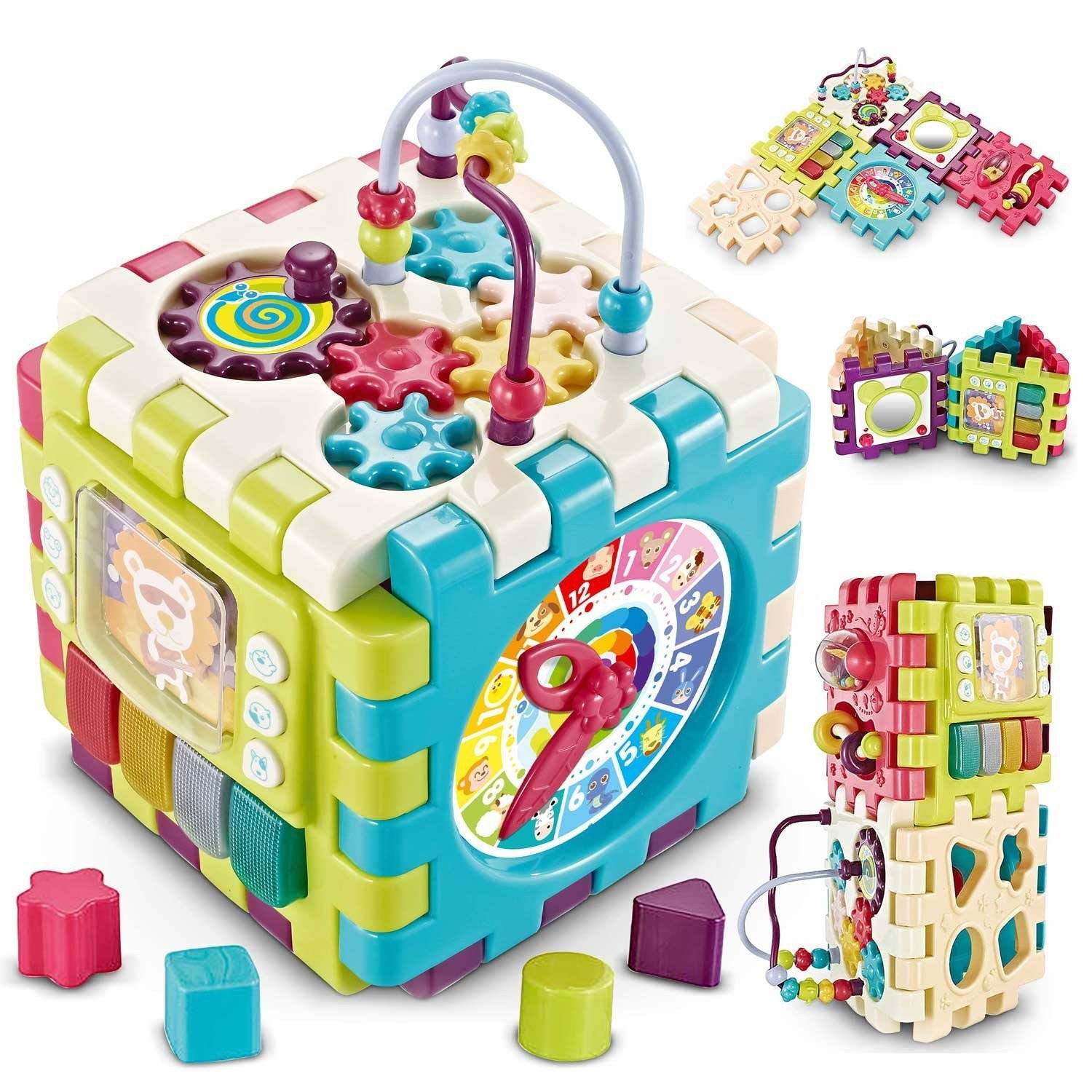 Cubo giocattolo educativo con melodia Ricokids 781700