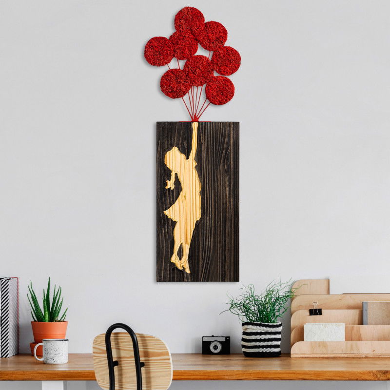 Accessoire Mural Décoratif en Bois Banksy - 17-1