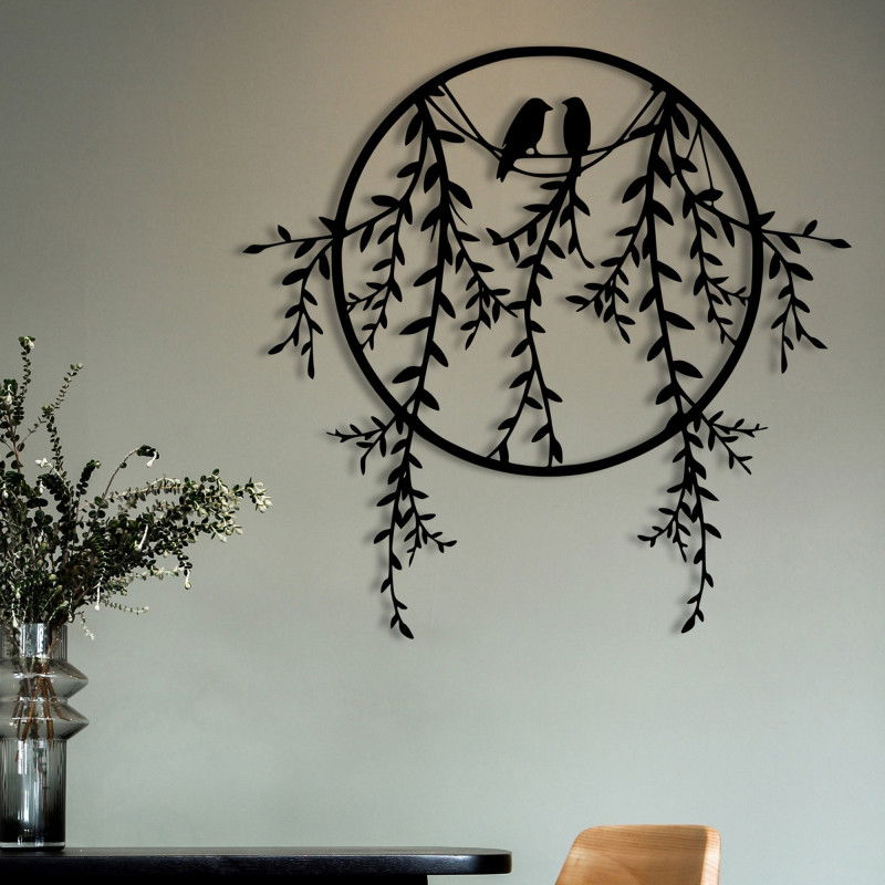 Accessoire mural décoratif en métal Sirayet