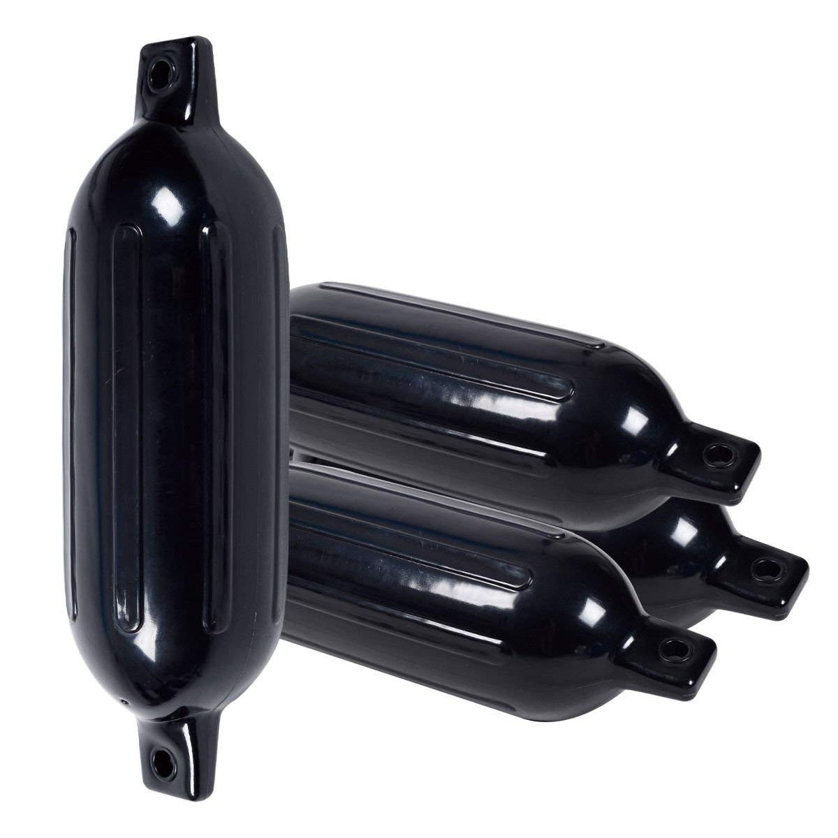 Set di parabordi per barche – PVC resistente, resistente ai raggi UV, confezione da 4