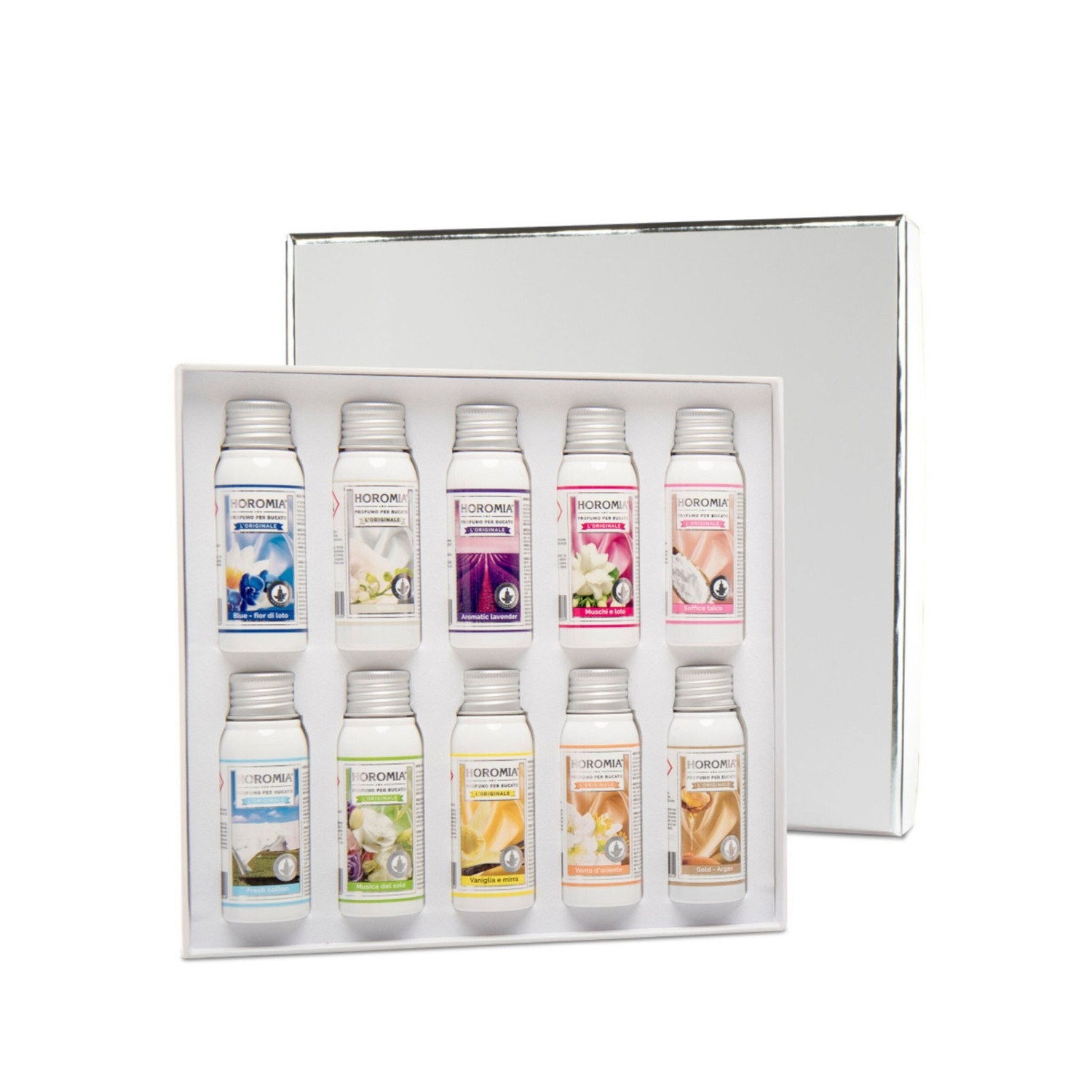 Set regalo di profumo per bucato - 10 flaconi profumati