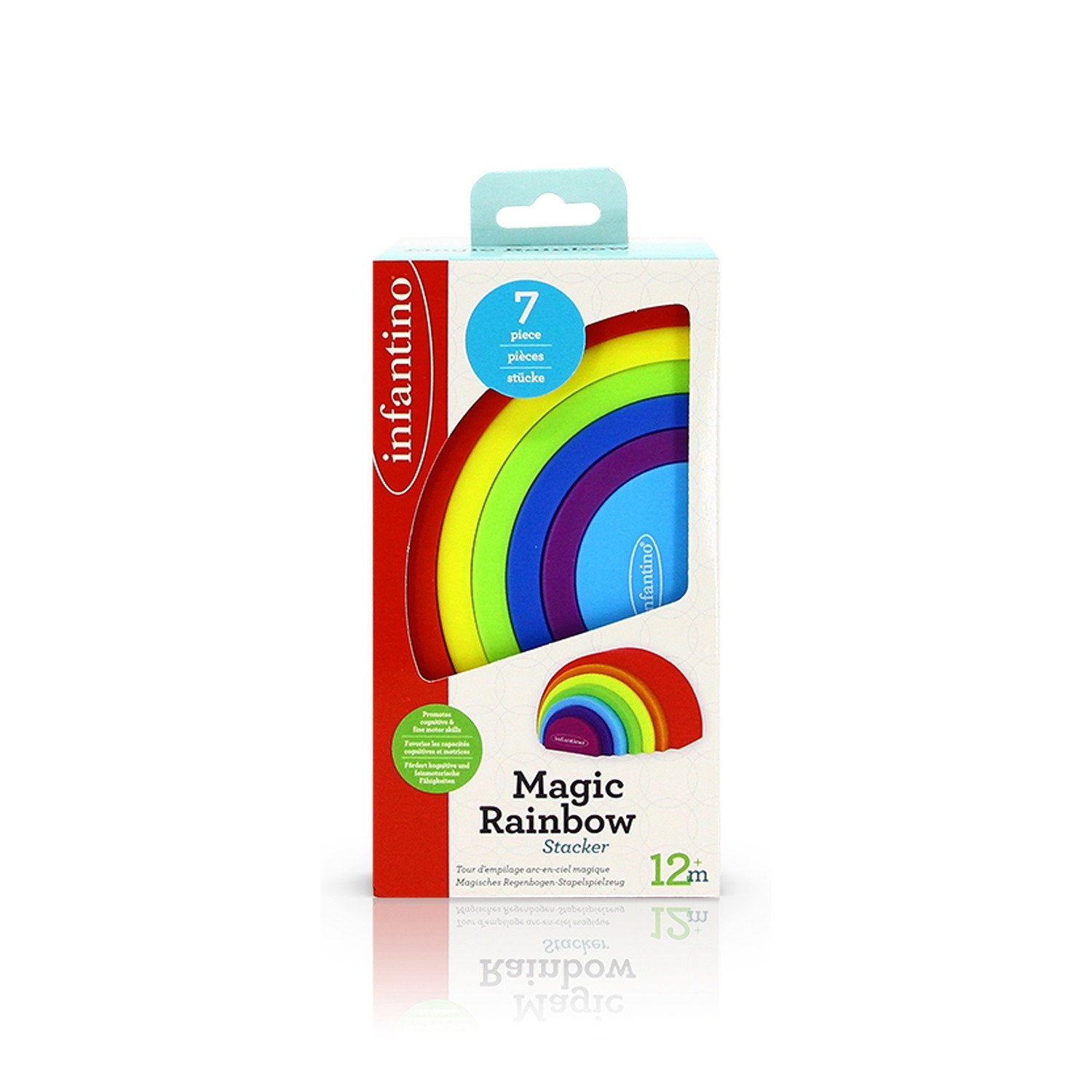 Seau de tri de formes pour bébés, formes colorées, jeu stimulant