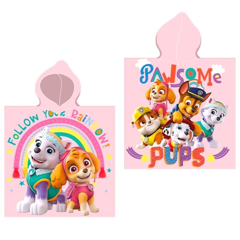 Paw Patrol Baumwollponcho-Handtuch