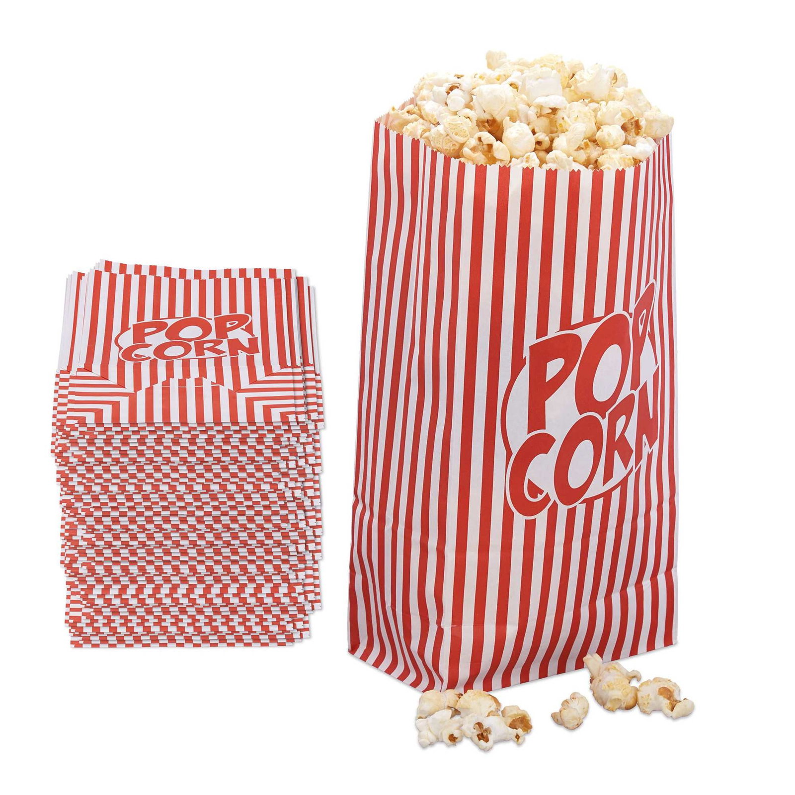 Lot de 144 sacs à pop-corn