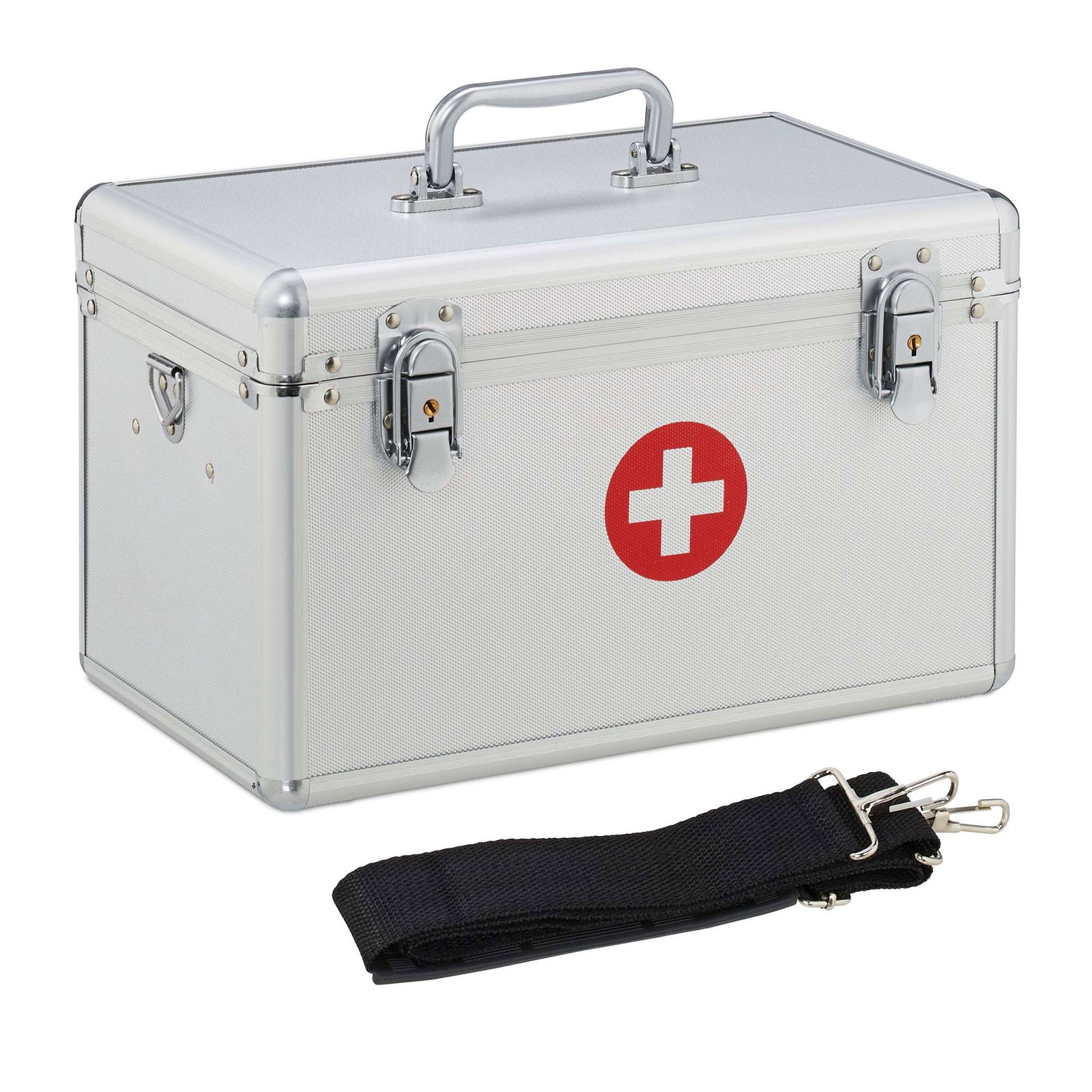 Trousse de premiers secours en aluminium